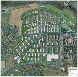 Zastavovací studie AHK vycházející z plánů developerů