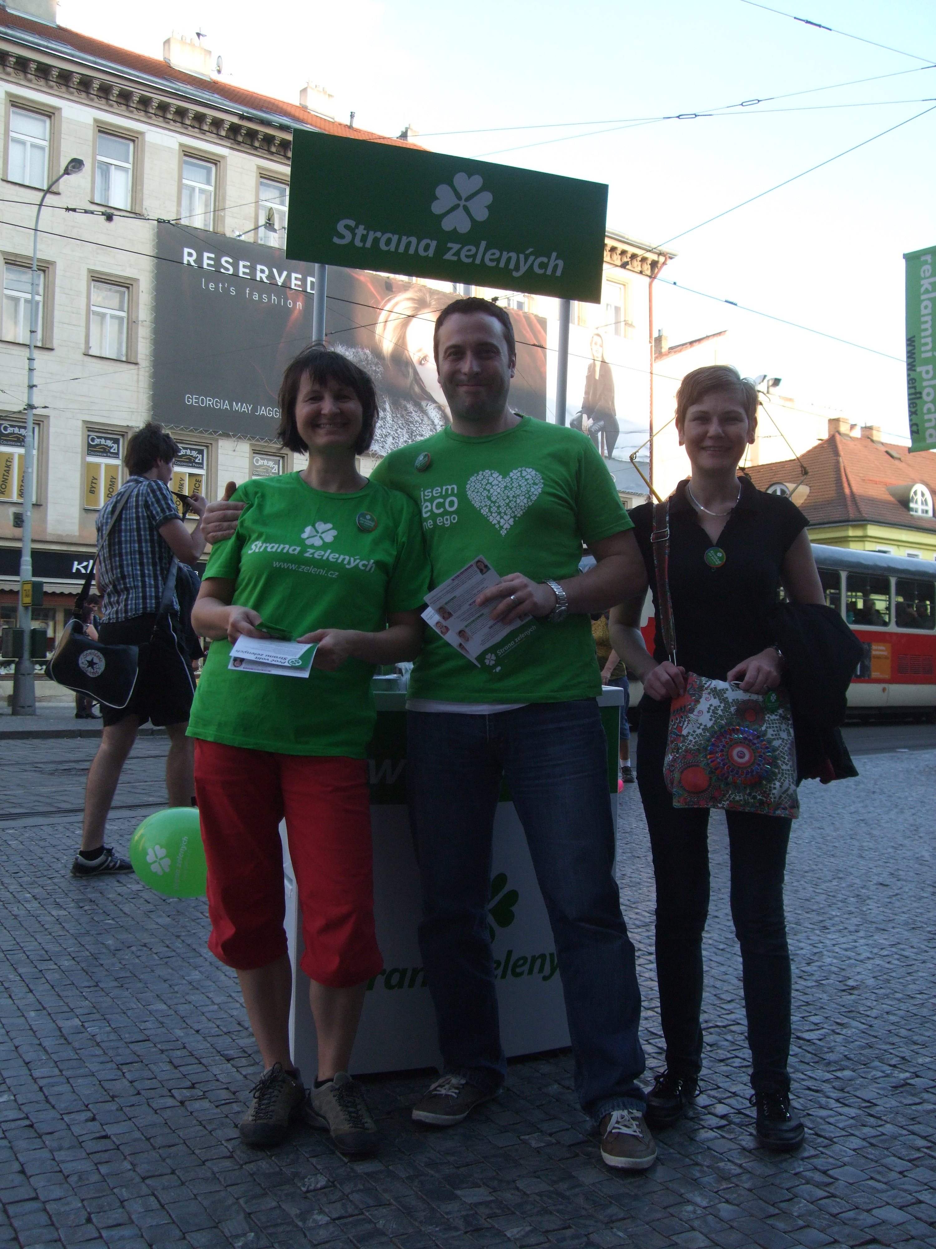 Volební kampaň na Andělu a Barrandově podzim 2014