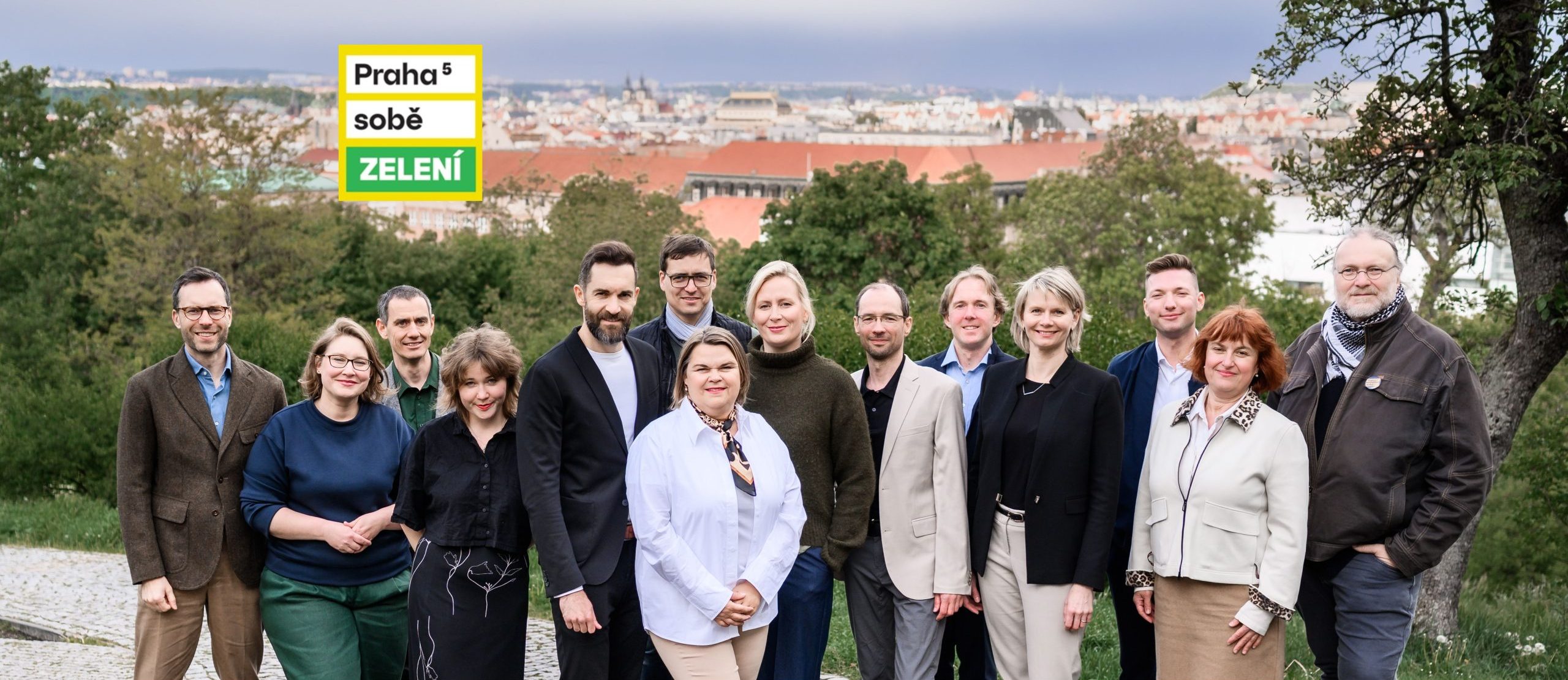 portrét Zelení Praha 5 Sobě s logem