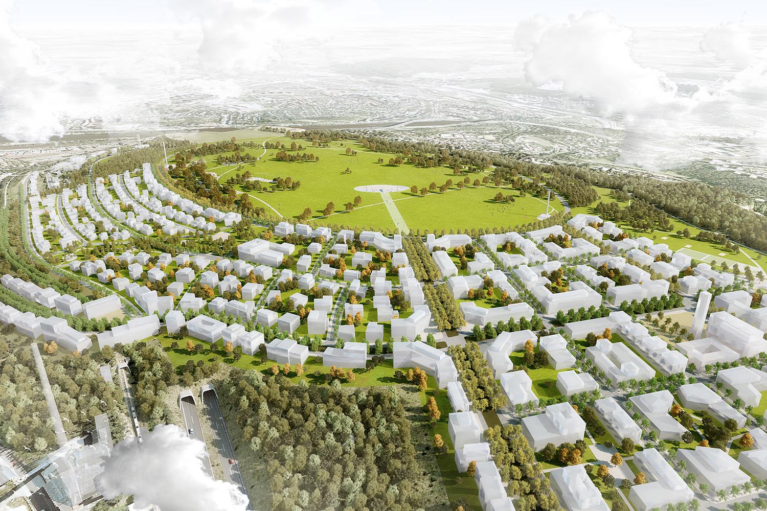 Odstrašující příklad územní studie architekta Pavla Hniličky, jejímž zadavatelem byl Odbor rozvoje MČ Praha 5