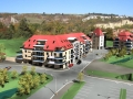 Studie bytových domů a administrativní budovy u Raudnitzova domu - pohled z viaduktu (zdroj: ARI atelier, s. r. o.)