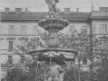 Medvědí fontána stávala dříve ve Slavatovské zahradě (dnes Diezenhoferovy sady), poté byla přemístěna před dnešní Justiční palác. (zdroj: StarýSmíchov.cz)