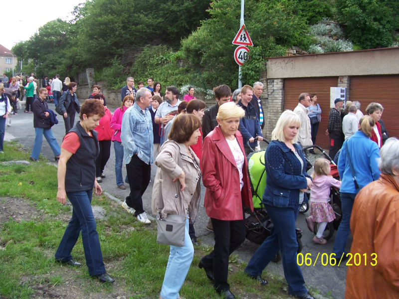 Demonstrace proti výstavbě Na pláni (6. 6. 2013)