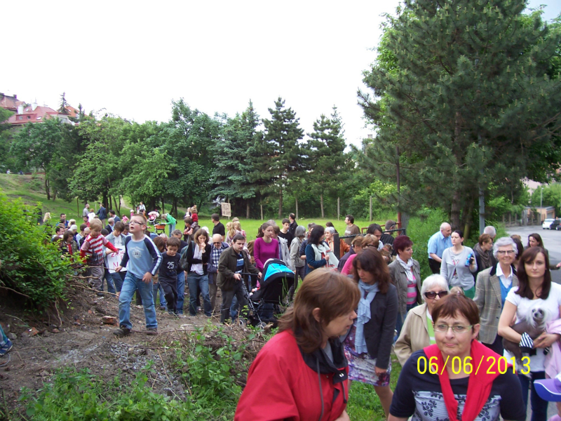 Demonstrace proti výstavbě Na pláni (6. 6. 2013)