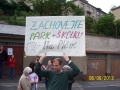 Demonstrace proti výstavbě Na pláni (6. 6. 2013)