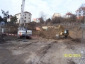 Stavba byla zahájena. Pohled zdola (autor: Drahomír Bárta, 15. 2. 2014)