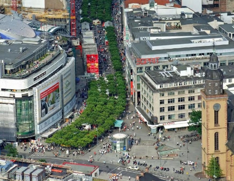 Magistrát se při návrhu nové čtvrti inspiruje frankfurtským bulvárem Zeil