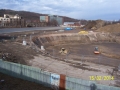 Obří stavební jáma pro budovu Aviatica (autor: Drahomír Bárta, 15. 2. 2014)