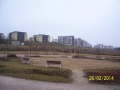 Park „Na Prameništi“, hned za ním by mělo stát zvířecí krematorium (autor: Drahomír Bárta, 26. 2. 2014)